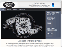 Tablet Screenshot of empirecyclemn.com
